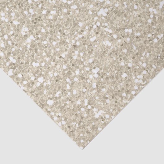 Gold Sparkle Faux Glitter Tissuepapier (Detail)