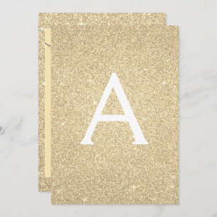 Gold Sparkle Glitter 13th Dertiende Birthday Kaart