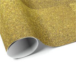 Gold Sparkle Glitter Cadeaupapier