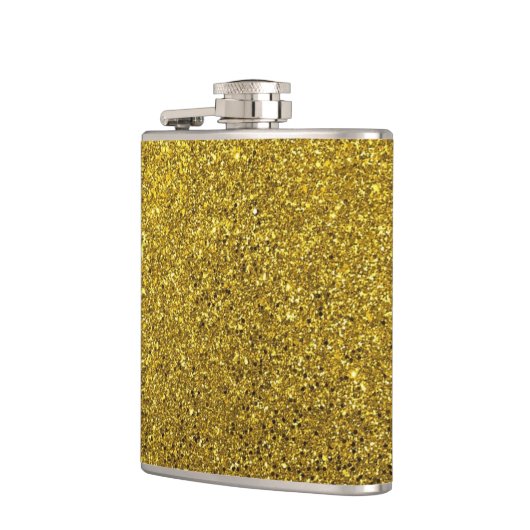Gold Sparkle Glitter Heupfles (Links)