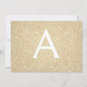 Gold Sparkle Glitter Sweet 16 Save the Date