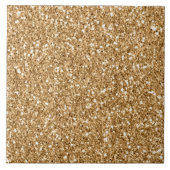 Gold Sparkle Glitter Tegeltje (Voorkant)