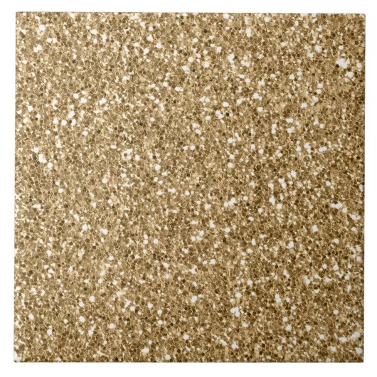 Gold Sparkle Glitter Tegeltje (Voorkant)