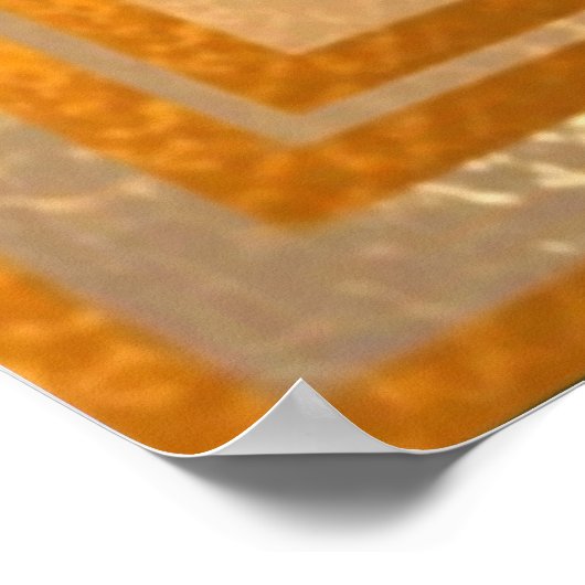 GOLD Sparkle Mandala Poster (Hoek)