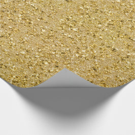 Gold Sparkles - Jewelde Gold Faux Glitter1 Cadeaupapier