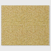 Gold Sparkles - Jewelde Gold Faux Glitter1 Cadeaupapier (Vlak)