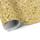 Gold Sparkles - Jewelde Gold Faux Glitter1 Cadeaupapier (Rol Hoek)