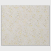 Gold Sparkles op crème, verpakt papier (Vlak)