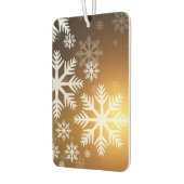 Gold Sparkly Snowflakes Luchtverfrisser (Links)