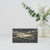 Gold Spatter Lux Executive Visitekaartje (Staand voorkant)