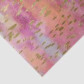 Gold Species met Roze Hues-rotatiepapier Tissuepapier (Detail)