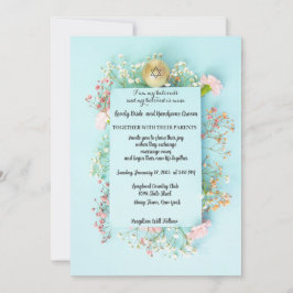 Gold Sphere met ster van David Jewish Kaart