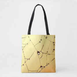 Gold spiderweb tas