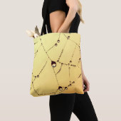 Gold spiderweb tas (Dichtbij)