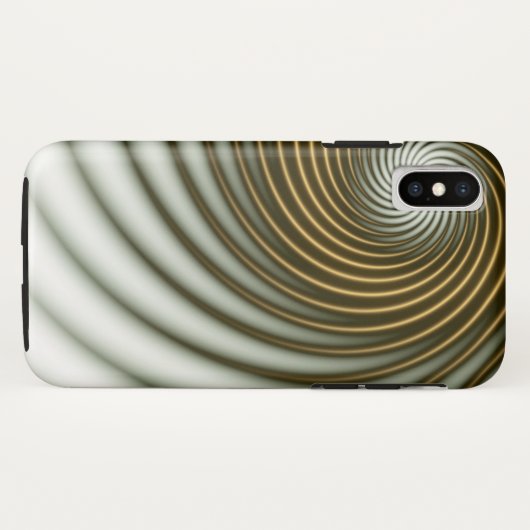 Gold Spin Case-Mate iPhone Case (Achterkant (horizontaal))