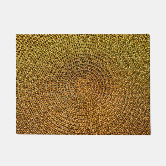 Gold Spiral Pattern Deurmat (Voorkant)