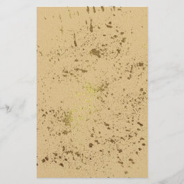 Gold Splash Briefpapier