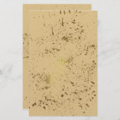 Gold Splash Briefpapier (Voorkant / Achterkant)