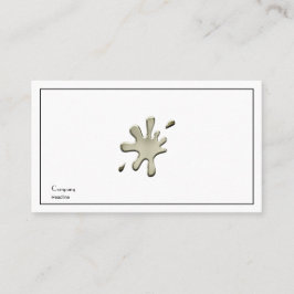 Gold Splash Visitekaartje