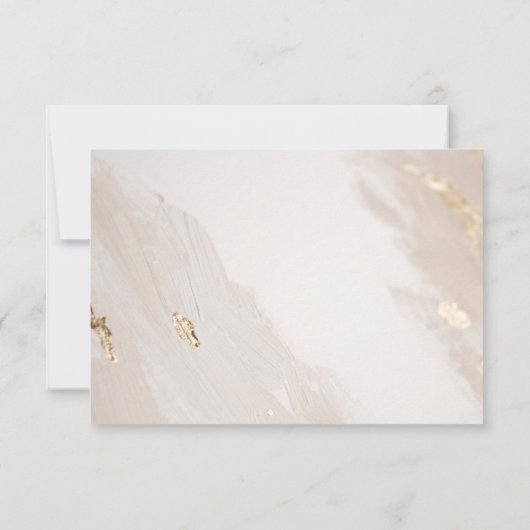 Gold Splatter Beige Hartelijk dank voor de toevoeg (Achterkant)