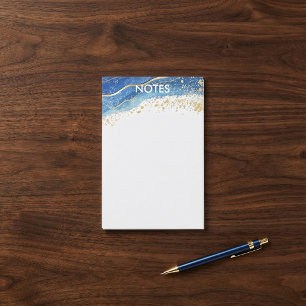 Gold Splatter Minimalist Post-it® Notes