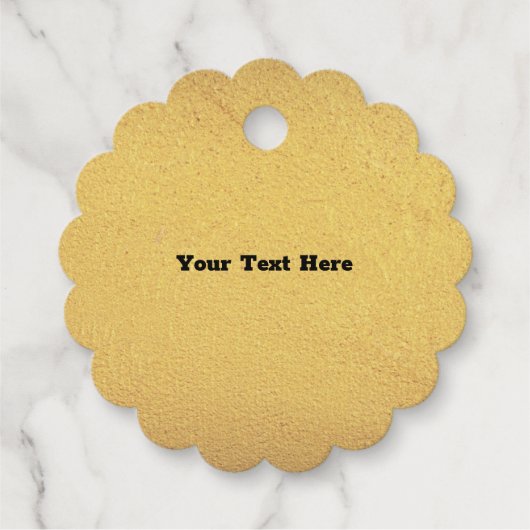 Gold Spooky Cat Arched Back Whiskers Bedankjes Labels (Achterkant)