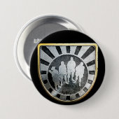 Gold Squad Pin Ronde Button 7,6 Cm (Voorkant /achterkant)