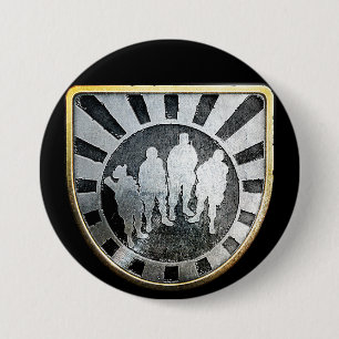 Gold Squad Pin Ronde Button 7,6 Cm