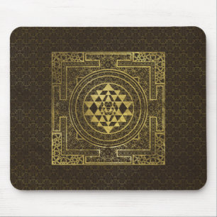 Gold Sri Yantra/Sri Chakra Muismat