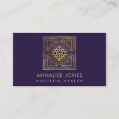 Gold Sri Yantra/Sri Chakra Visitekaartje (Voorkant)