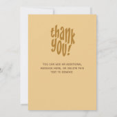 Gold Staff Medewerker Zeer groot Dank u Bedankkaart (Achterkant)