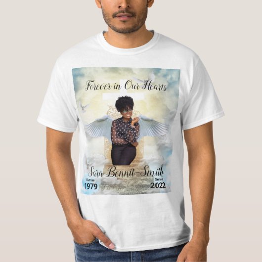 Gold Stairs to Heaven Memorial T-Shirt (Voorkant)