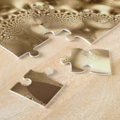 Gold Standard Fractal Jigzaag Puzzle Legpuzzel (Zijkant)