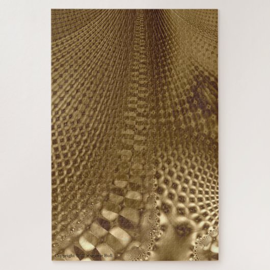 Gold Standard Fractal Jigzaag Puzzle Legpuzzel (Verticaal)