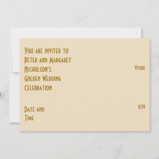 Gold Star '50'-verjaardagscamera Kaart (Achterkant)