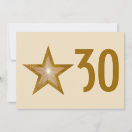 Gold Star 'Age' verjaardagscommure Kaart