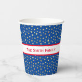 Gold Star American Papieren Bekers (Achterkant)