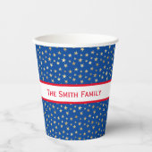 Gold Star American Papieren Bekers (Voorkant)