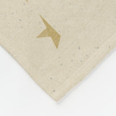 Gold Star Art patrooneert een magische kerstavond Fleece Deken (Hoek)