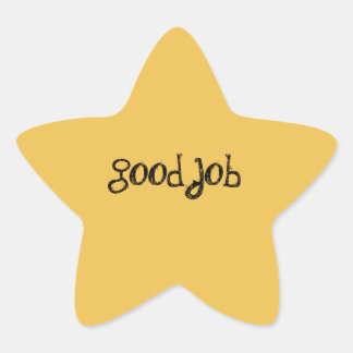Gold Star Award Stickers