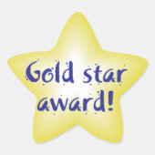 Gold star award stickers (Voorkant)