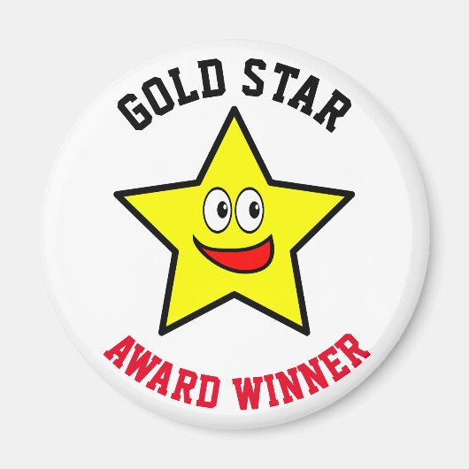 Gold Star Award - Winner Magneet (Voorkant)
