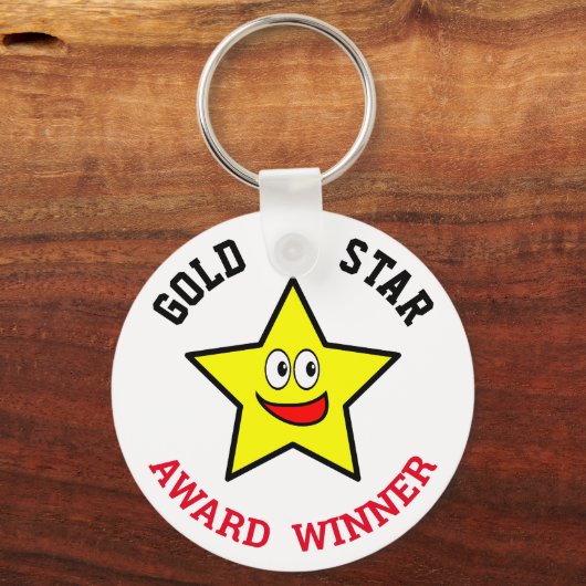 Gold Star Award - Winner Sleutelhanger (Achterkant)