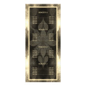 Gold Star Beauty Salon Reclamekaart (Achterkant)