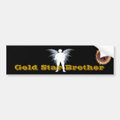 Gold Star Brother Bumpersticker (Voorkant)