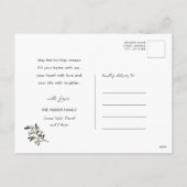 Gold Star Bunting Banner | Nieuwjaarsfoto Feestdagenkaart (Achterkant)