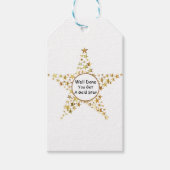 Gold Star Cadeaulabel (Voorkant)