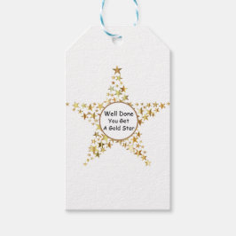 Gold Star Cadeaulabel
