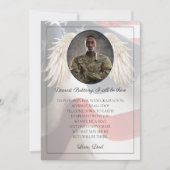 Gold Star Child Afstuderen Kaart met fotovleugels (Voorkant)