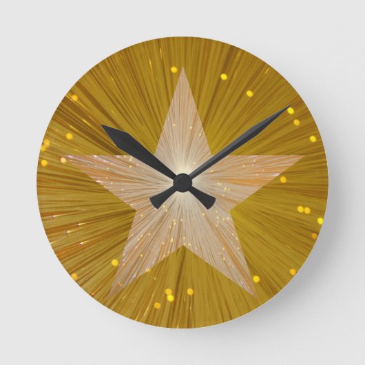 Gold Star clock round Ronde Klok (Voorkant)